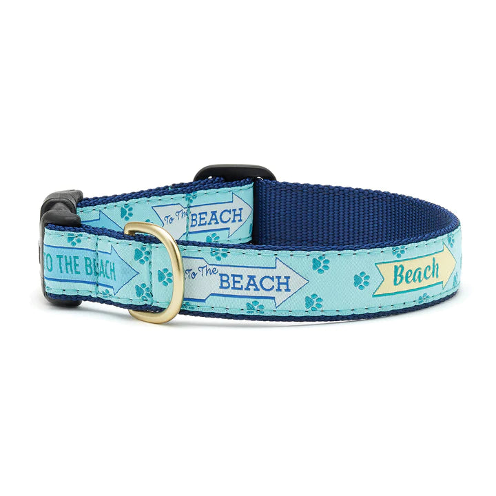 To The Beach Dog Collar (Optional Lead)