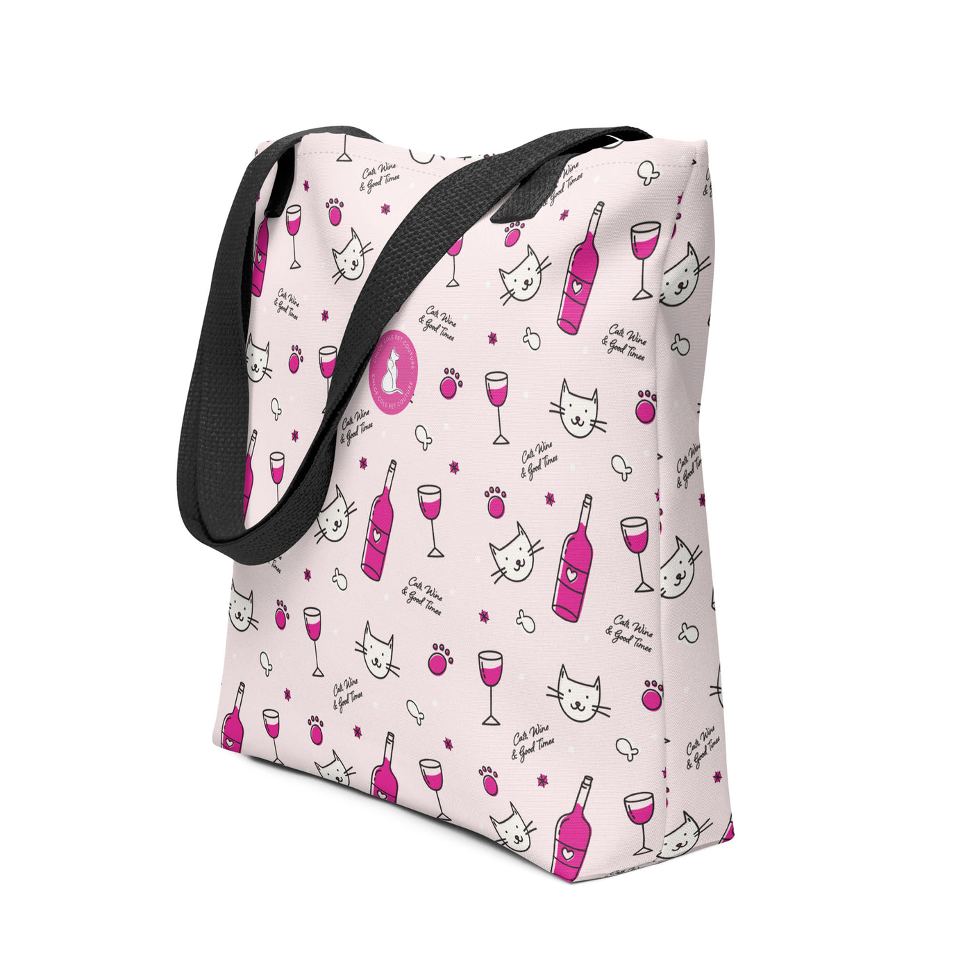 Cats & Wine Tote bag