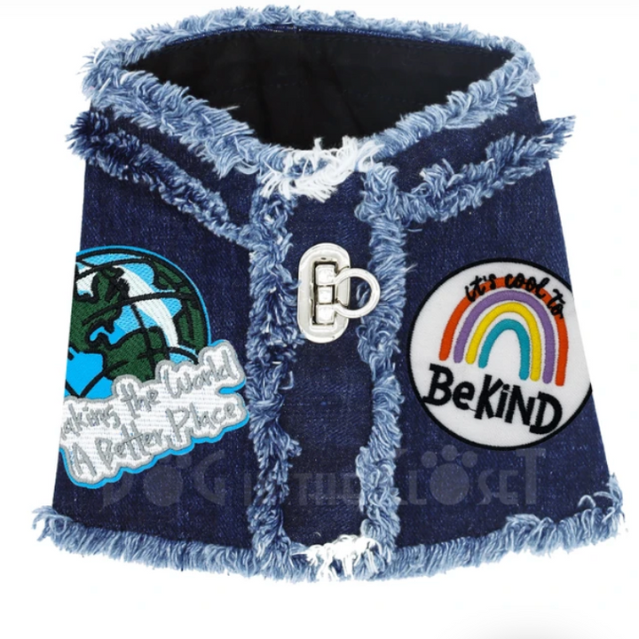 Be Kind Denim Harness Vest