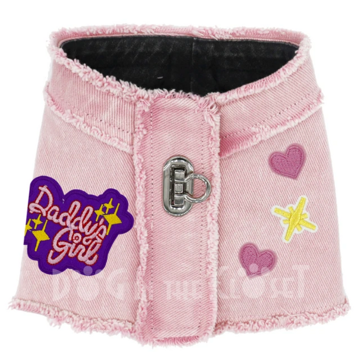 Daddy's Girl Denim Harness Vest