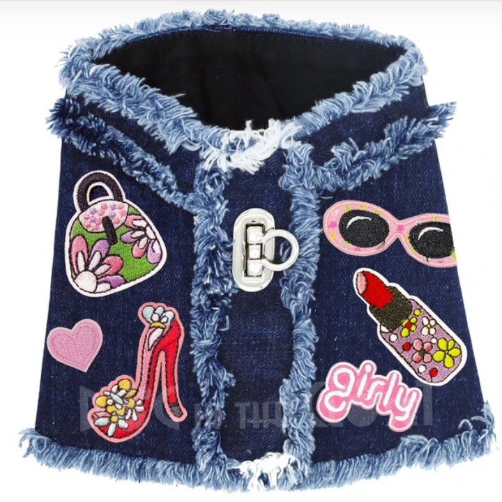 Glamorous Girl Denim Harness Vest