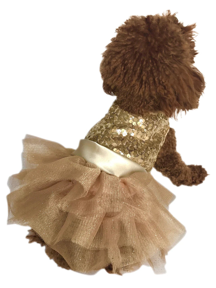 Marilyn Dog Sequins Tutu Dog Dress (Color Options)
