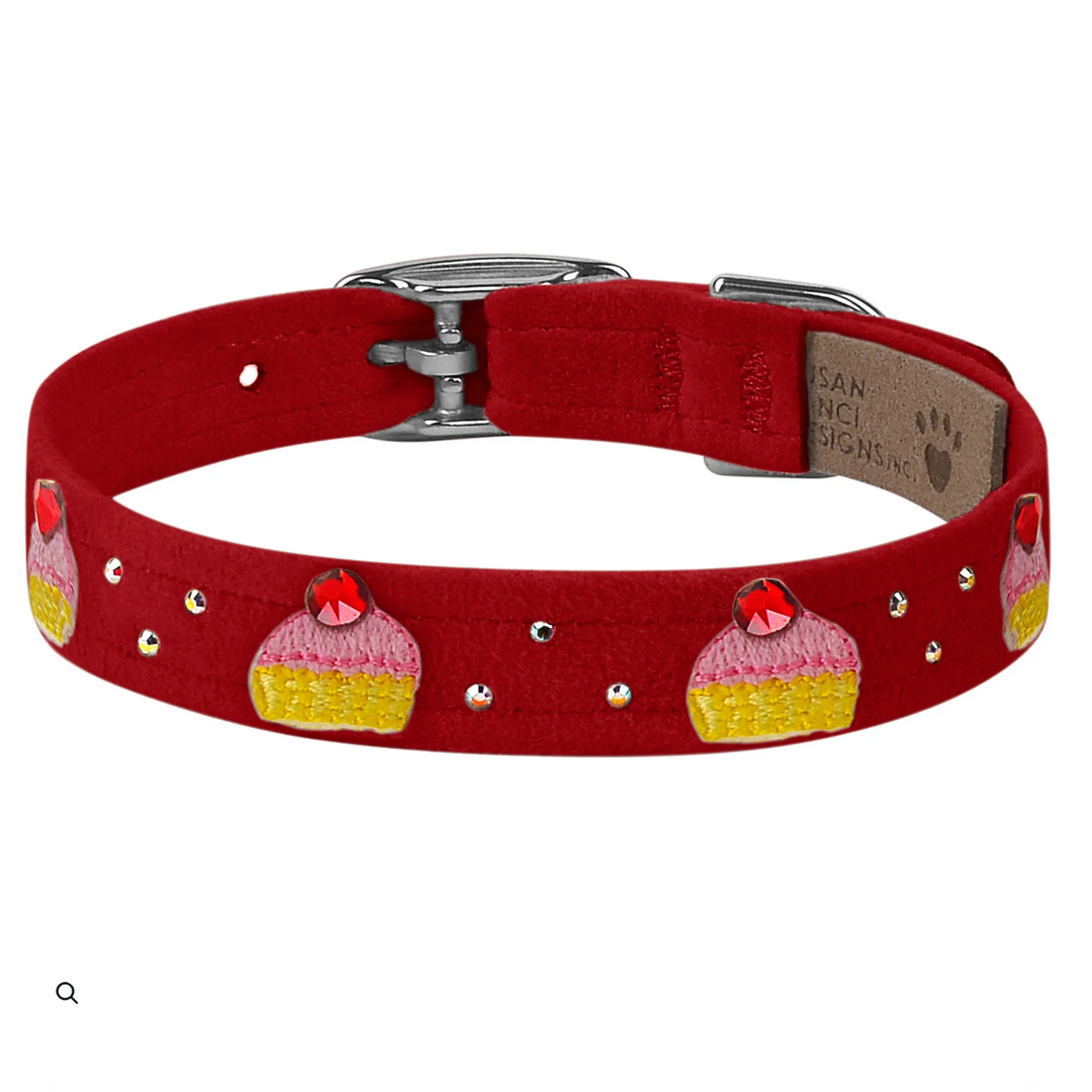Cupcake Embellished Collar for Dogs