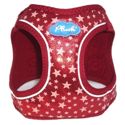 Step In Plush Glitter Glow Mesh Harness For Dogs