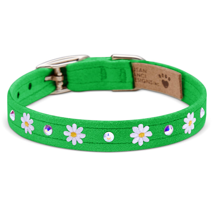 1/2" Small Daisies Dog Collars