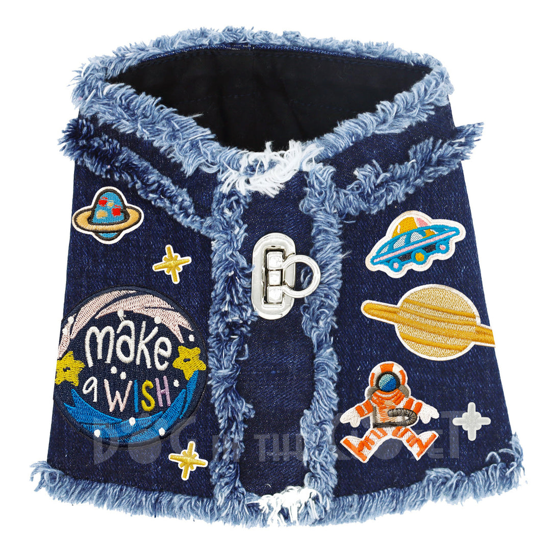 Space Denim Harness Vest for Dogs (3 Styles/Colors)