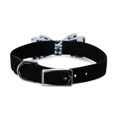 Glen Houndstooth Big Bow Collar