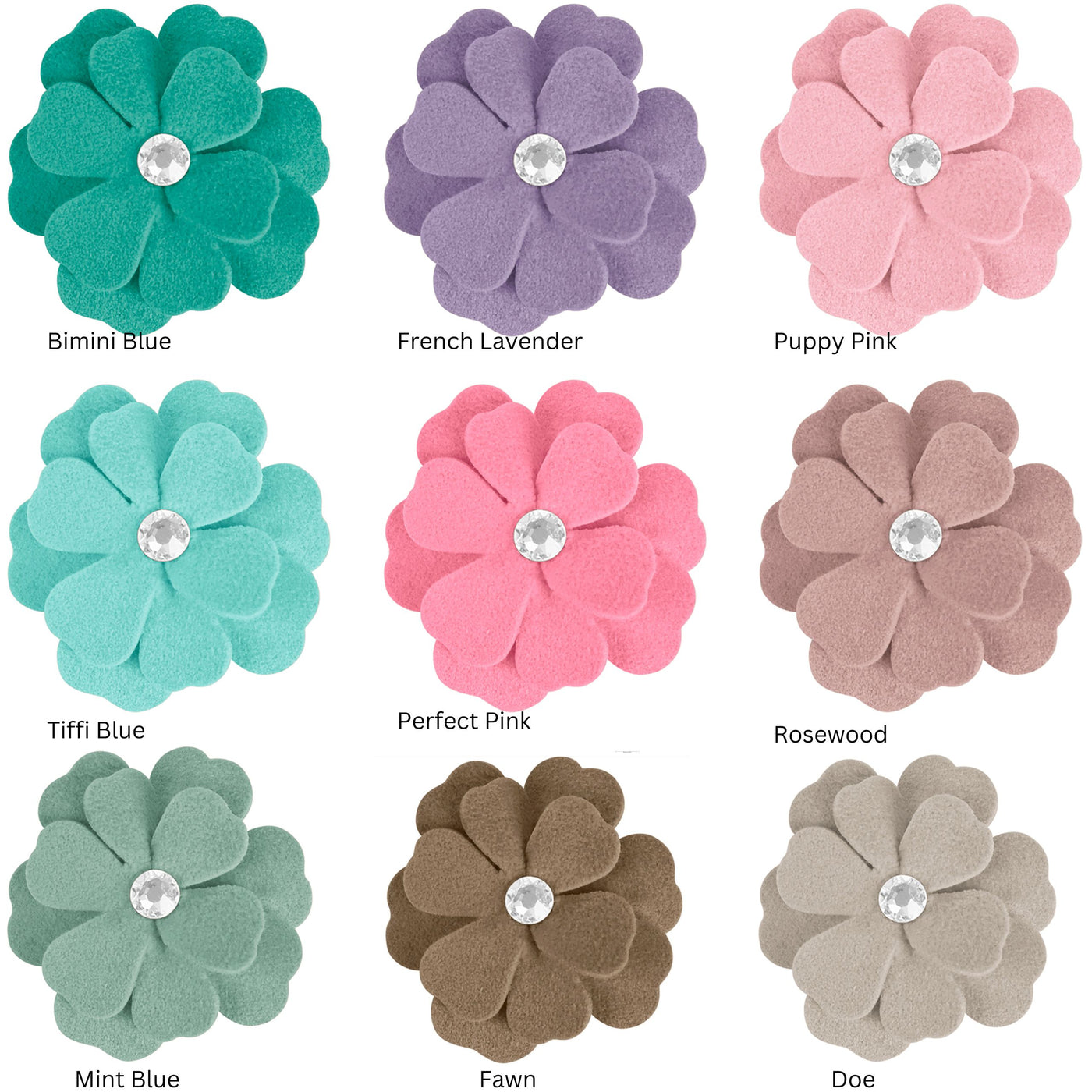 Tinkie's 2 Layer Garden Flower Hair-Bow For Pets  (Choose Option)