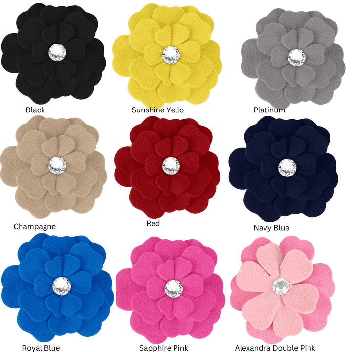 Tinkie's 3 Layer Garden Flower Hair-Bow For Pets  (Choose Color)