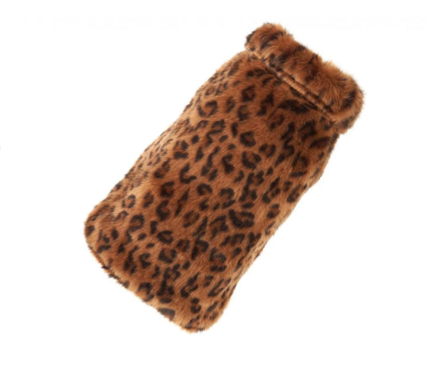 Leopard Faux-Fur Coat