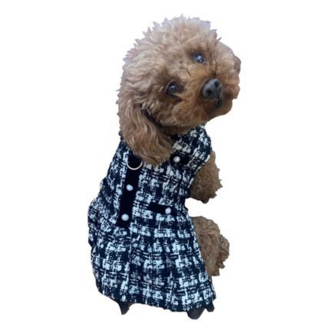 Chanel Dress, Black Plaid XXS Chanel Dress, Black Plaid XXS