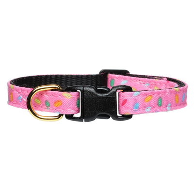 Pink Sprinkle Cat Bow Tie | CHloe Cole Pet Couture Collar