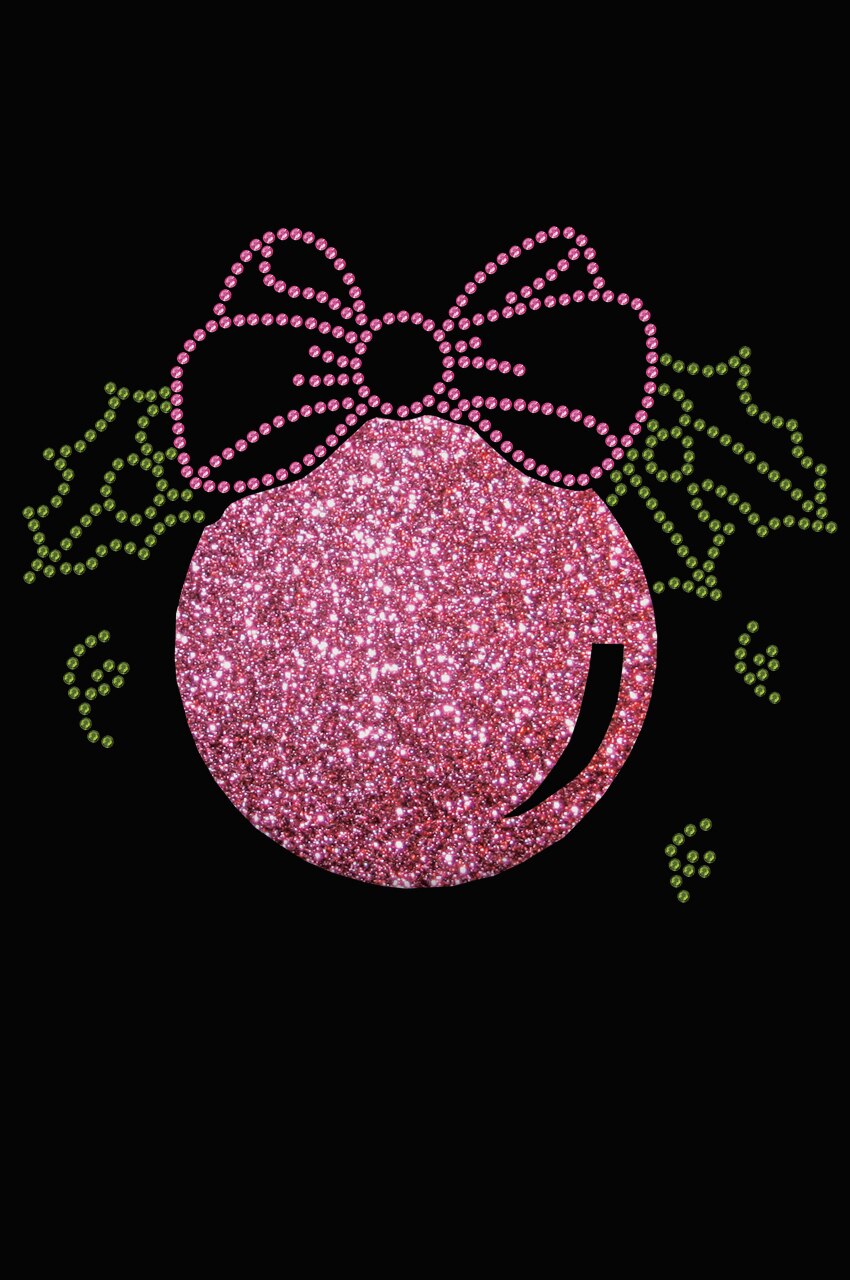 Pink Glitter Ornament