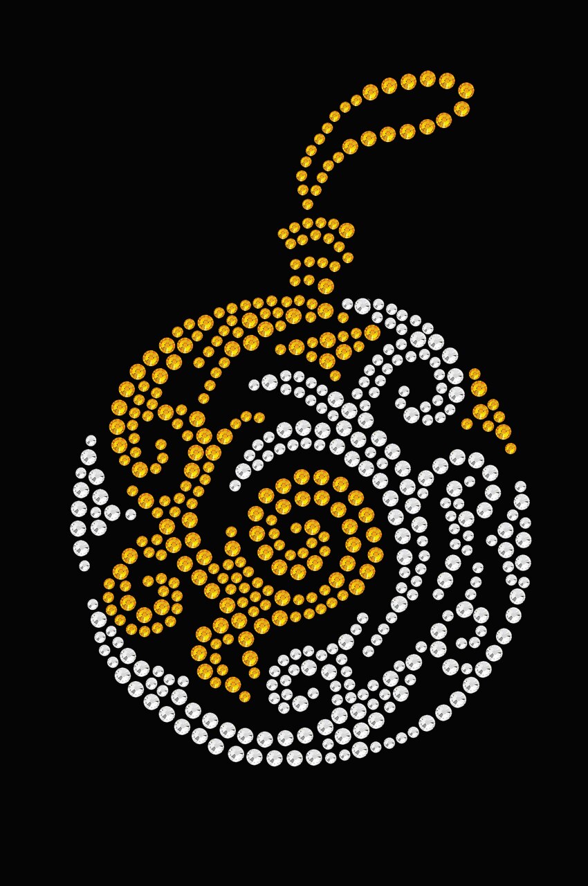 Gold And Silver Christmas Ornament