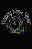 Happy New Year Clock