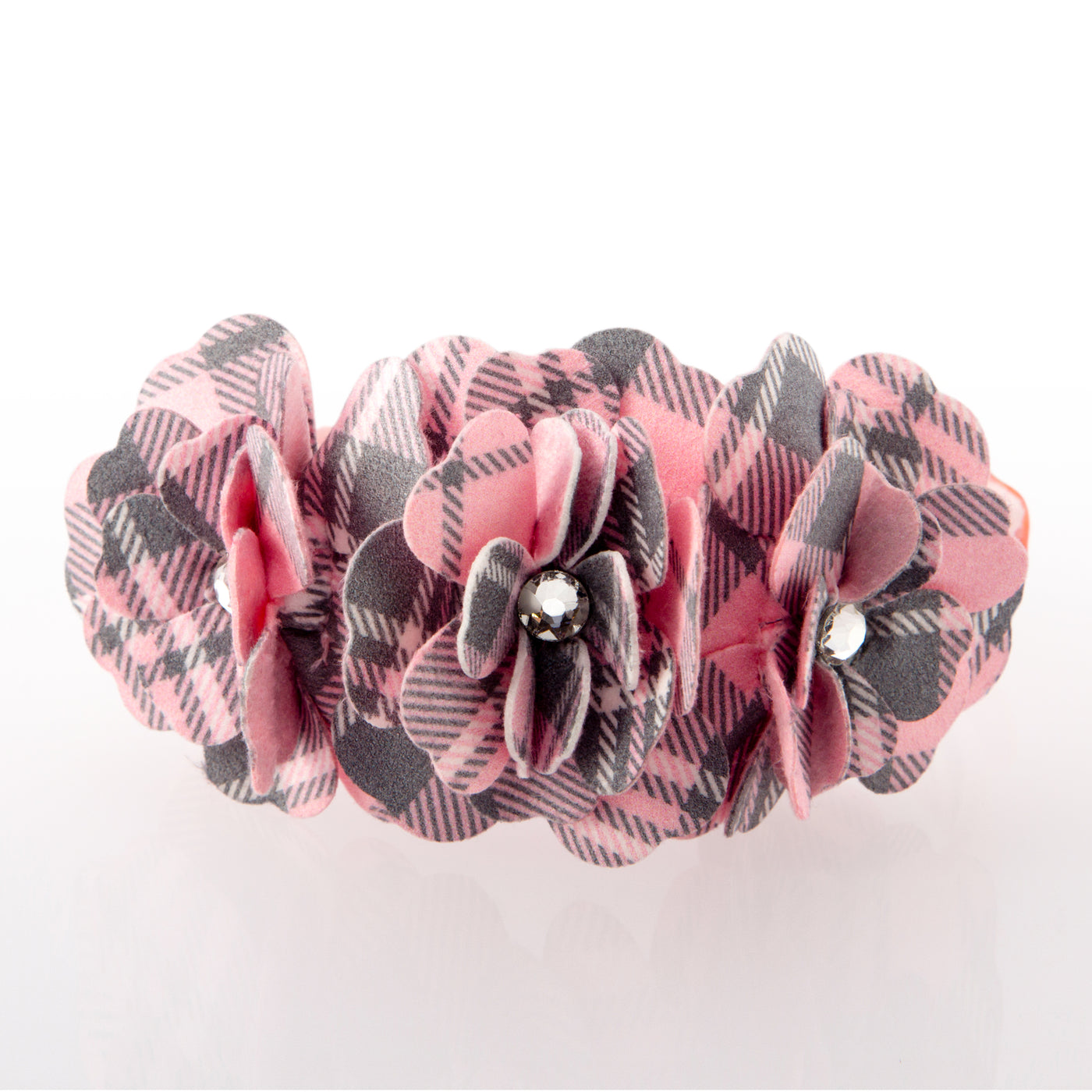Scotty Collar Puppy Pink Plaid