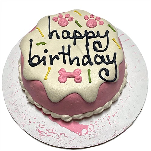 Sprinkles Birthday Cake - Large Pink