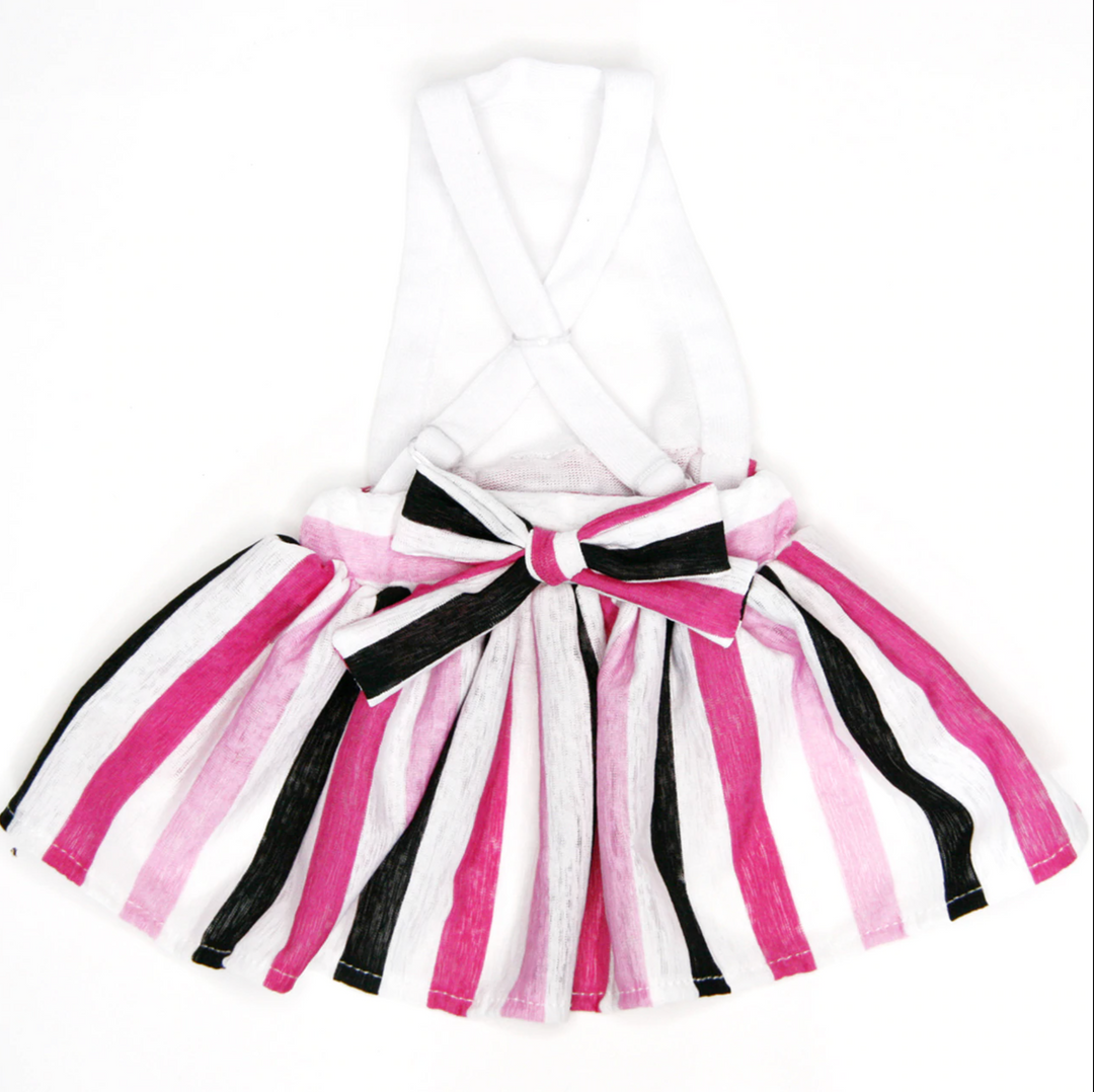 Camilla Pink and Black Striped Skirt