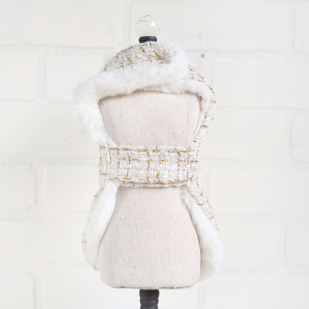 Luxury Tweed Dog Coat