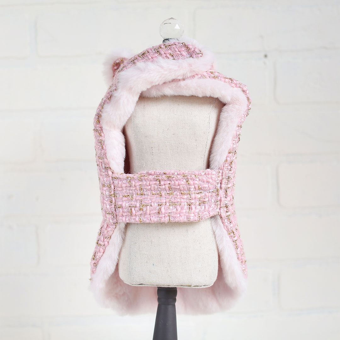 Luxury Tweed Dog Coat