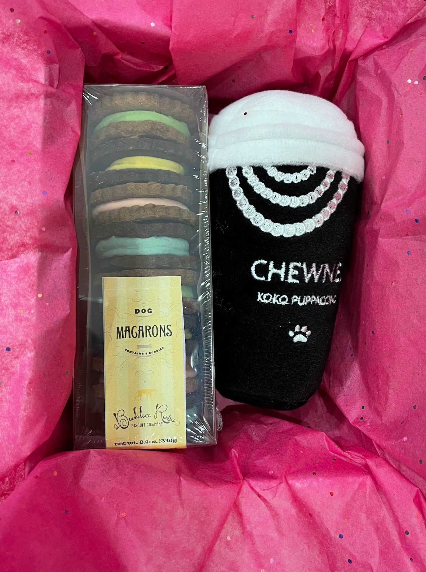 Paris Cafe Dog Gift Box