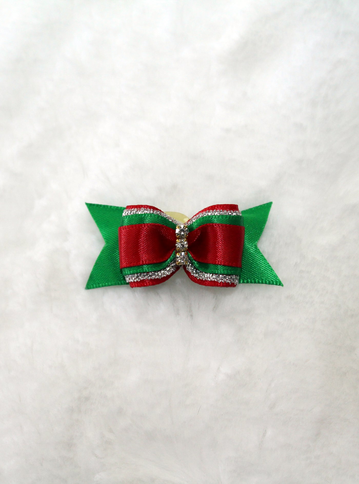 Red and Green  Christmas Bows