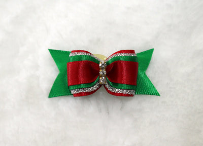 Red and Green  Christmas Bows