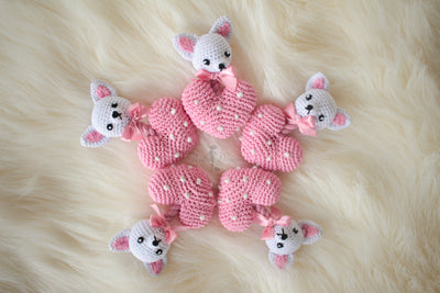 Crochet Chihuahua Heart Toy