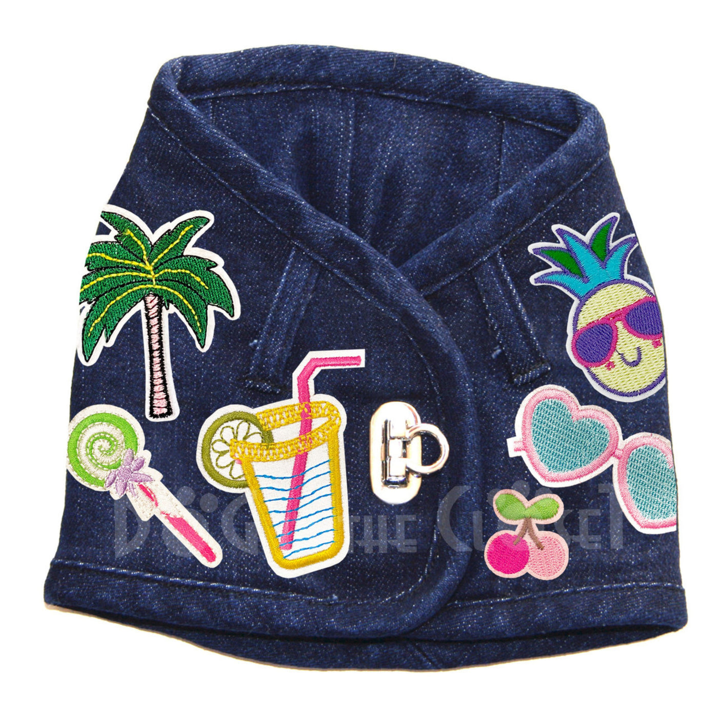 Summer Fun Denim Harness Vest for Dogs (3 Styles/Colors)