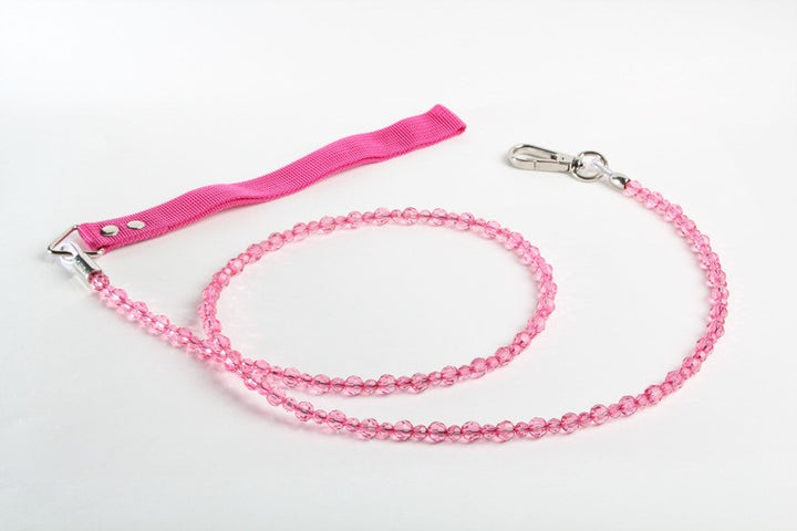 Fuchsia Crystal Dog Leash