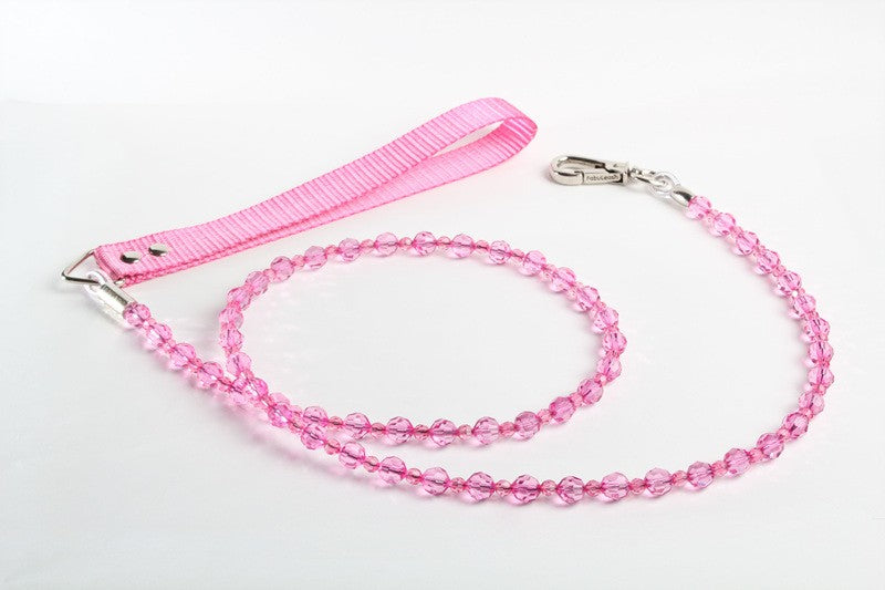 Fuchsia Crystal Dog Leash