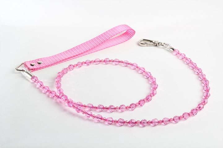Fuchsia Crystal Dog Leash