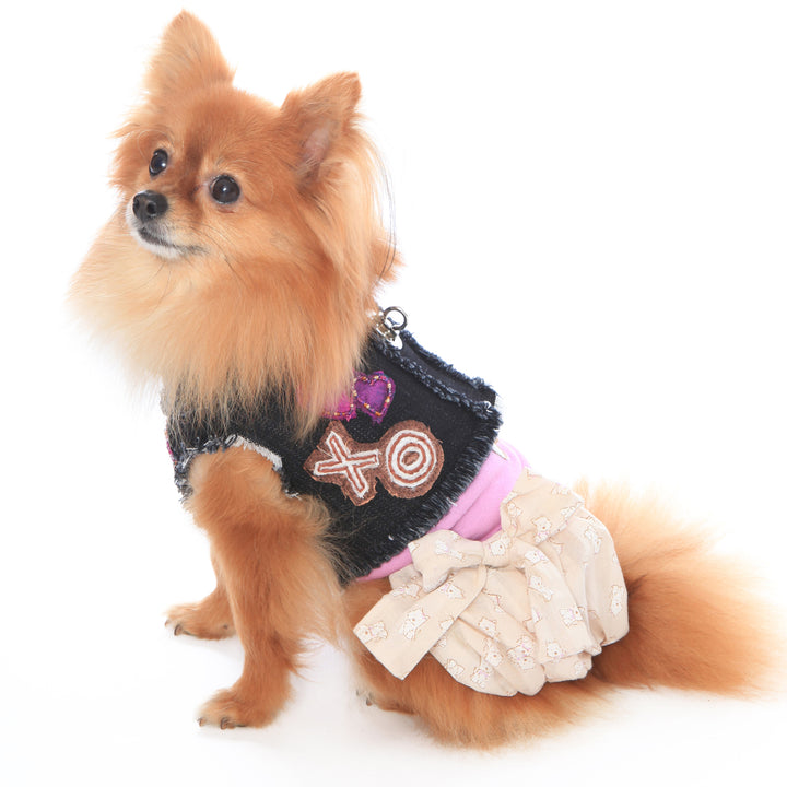 Hugs and Kisses Puppy Bubble Dog Dress