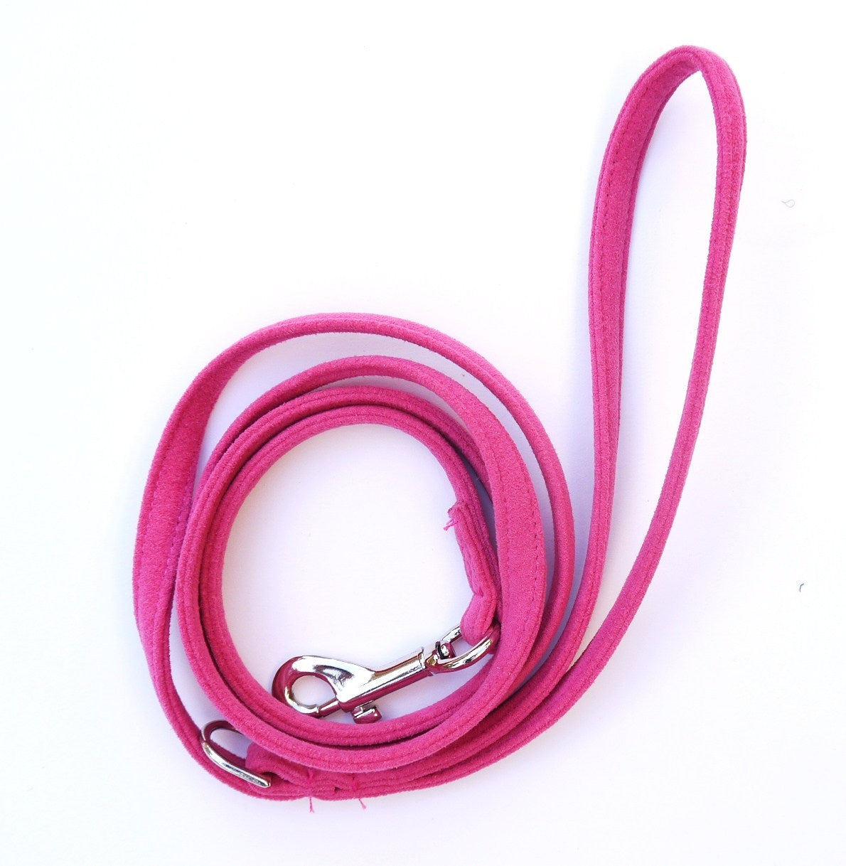 Fuchsia 4ft Ultra Suede Leash