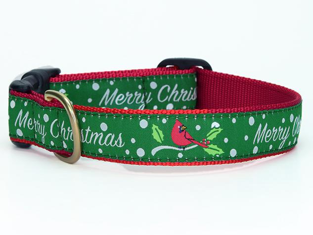 Merry Christmas Dog Collar (Optional Lead)