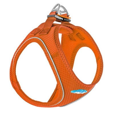 Orange Plush Step In Vest Air-Mesh Harness