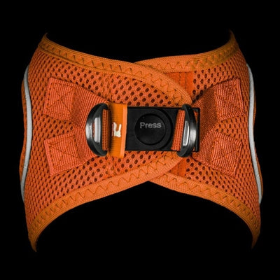 Orange Plush Step In Vest Air-Mesh Harness