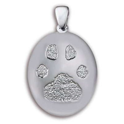 Sterling Silver Grand Paw Print Charm