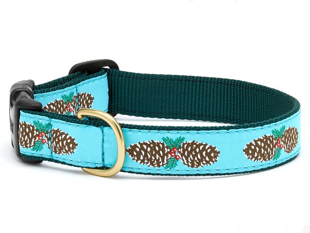 Pinecones_Dog_Collar | Chloe Cole Pet Couture