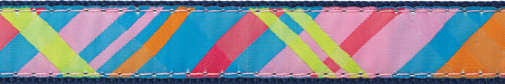 Pink Madras Dog Harness