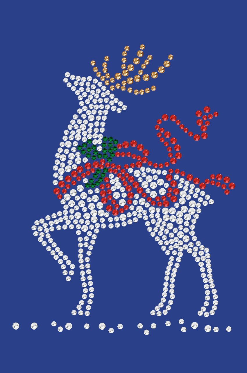 Reindeer With Red Bow