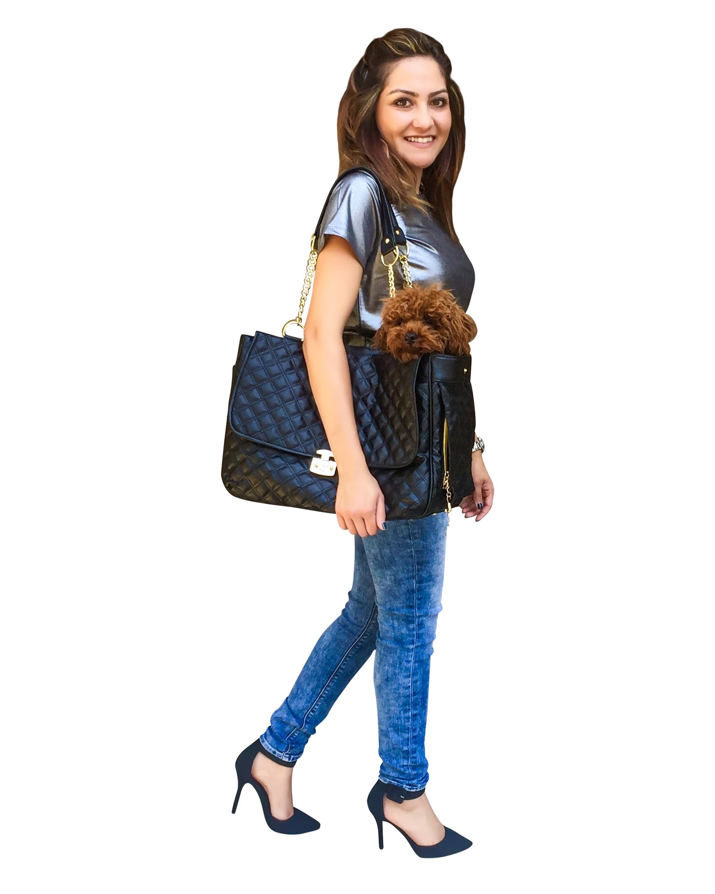 Rodeo Signature Quilted Travel Bag in Classic Black