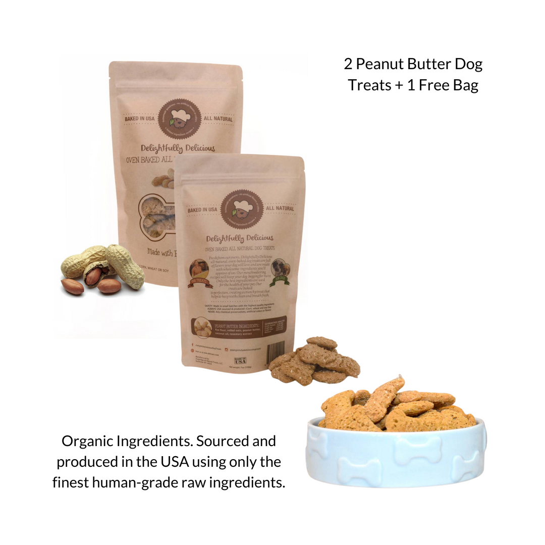 Peanut Butter Dog Treats (Sale)