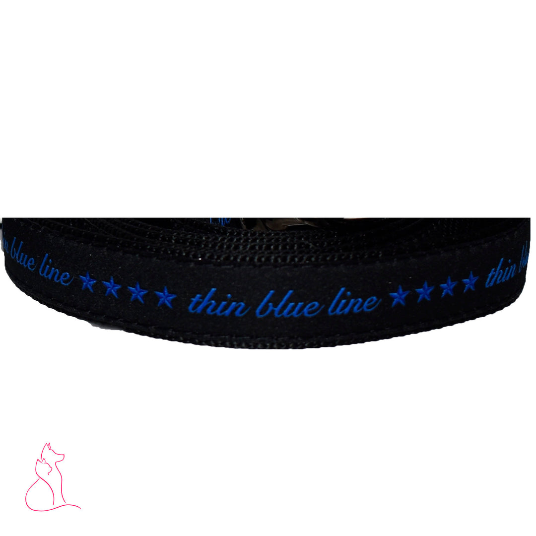 Blue Line Stars Harness (Black)