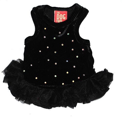 Black Velvet Twinkle Tutu Dress