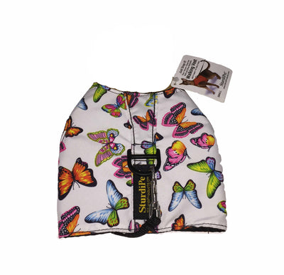 White Butterfly Cat Harness Vest - Medium