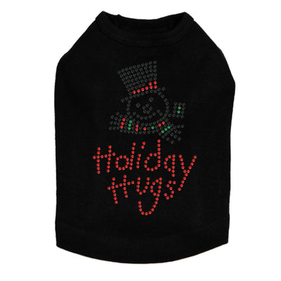Holiday Hugs - Dog Tank Black