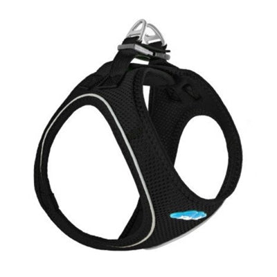 Black Plush Step In Vest Air-Mesh Harness
