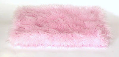 Pink Shag All Plush Crate Liner