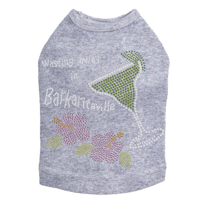 Wasting Away in Barkaritaville Hibiscus - Custom Dog Tank